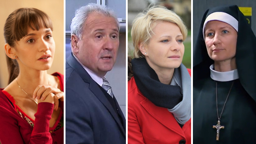 kadry z seriali: Klan, M jak miu0142ou015bu0107, Na Wspu00f3lnej, Majka