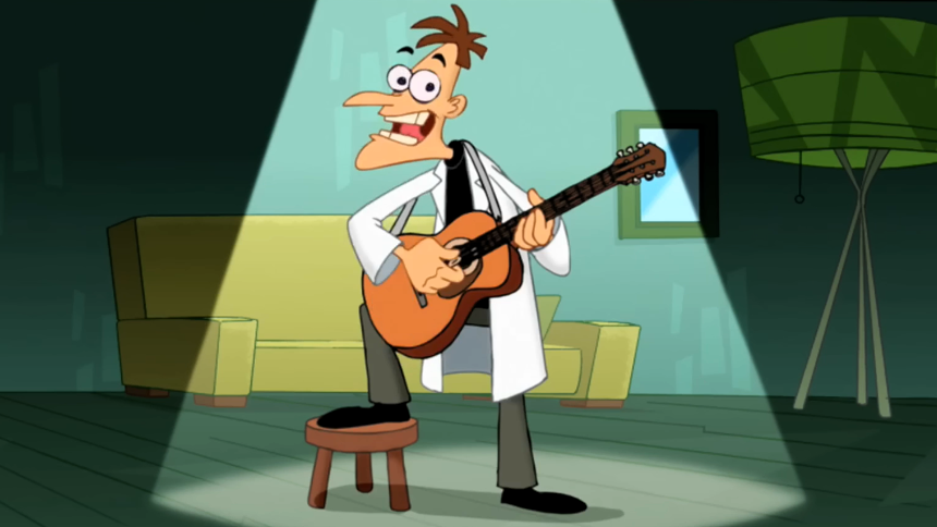 Profesor Dundersztyc z "Fineasza i Ferba" Disney Channel