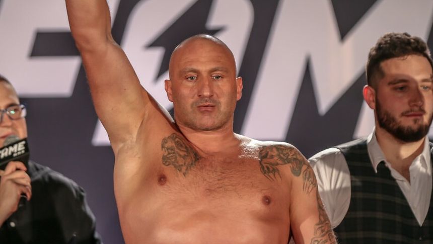 Marcin Najman na ważeniu przed galą FAME.