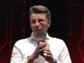 Piotr Korczarowski na konferencji Prime Show MMA.