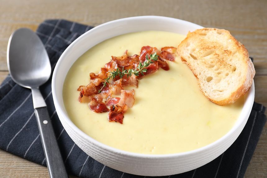 Zupa-krem z pieczonych ziemniaków