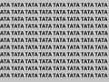 Zagadka optyczna IQ ze słowem TATA