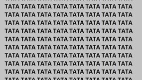 Zagadka optyczna IQ ze słowem TATA