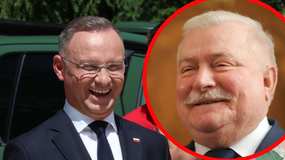 Andrzej Duda i Lech Wałęsa