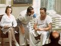 Kadr z filmu "Lot nad kukułczym gniazdem"