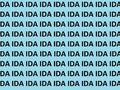 Zagadka optyczna IQ z imieniem IDA