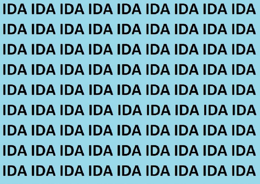 Zagadka optyczna IQ z imieniem IDA