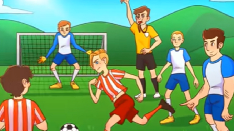 Logiczny test IQ. Znajdź błąd na obrazku z boiskiem w 5 sekund