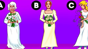 Test logiczny IQ. Odgadnij fałszywą pannę młodą w 4 sekundy