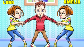 Test logiczny IQ. Która bliźniaczka jest prawdziwą żoną? Masz 6 sekund