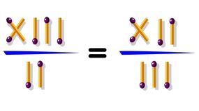 Przełóż jedną zapałkę