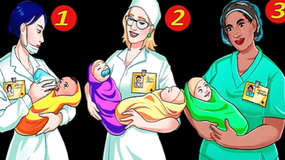 Logiczny test IQ. Wskaż prawdziwą pielęgniarkę w 3 sekundy