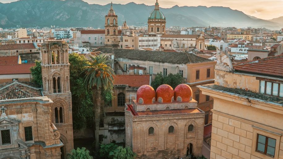 Widok na Palermo na Sycylii