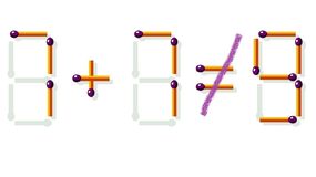 Zagadka matematyczna IQ. Równanie z zapałek