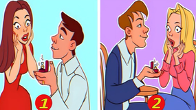 Test logiczny IQ. Wskaż fałszywe zaręczyny. Masz 5 sekund