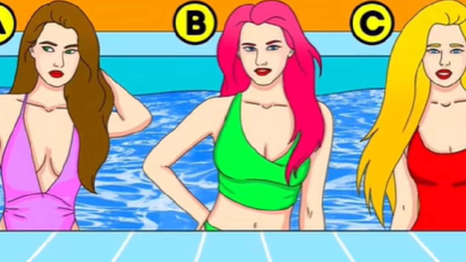 Logiczny test IQ. Która kobieta jest syreną? Odkryj w 7 sekund