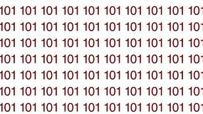 Zagadka optyczna IQ. Znajdź błędnie zapisaną liczbę 101