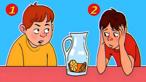 Test logiczny IQ. Który chłopiec wypił sok? 99% osób się myli
