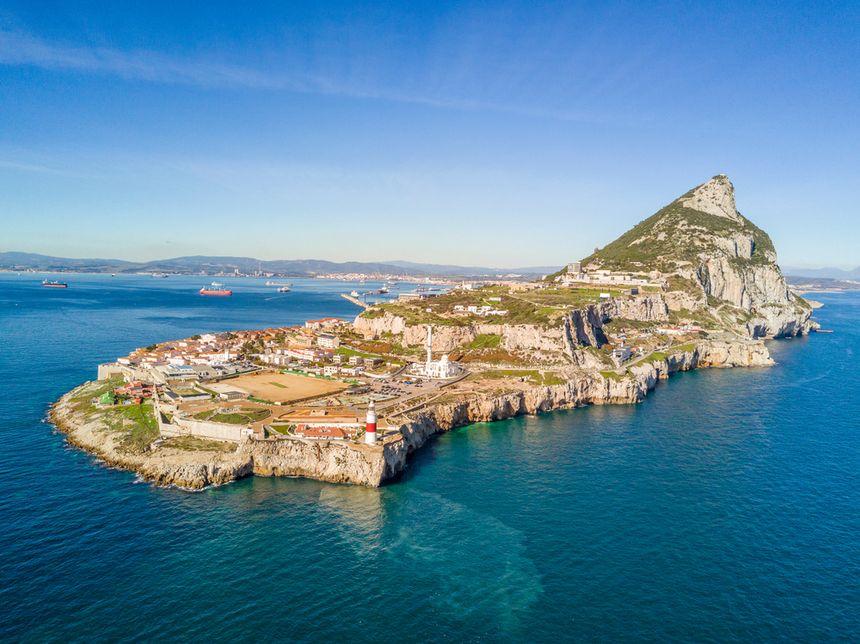 Widok na Gibraltar