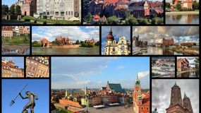 Polskie miasta, kolaż