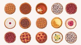 Obrazek z różnymi ciastkami