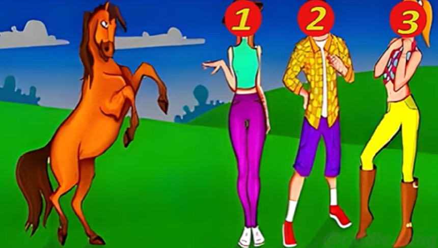 Test logiczny IQ. Zgadnij, kto jest właścicielem konia w 9 sekund