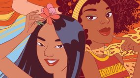 Obrazek z dwiema kobietami