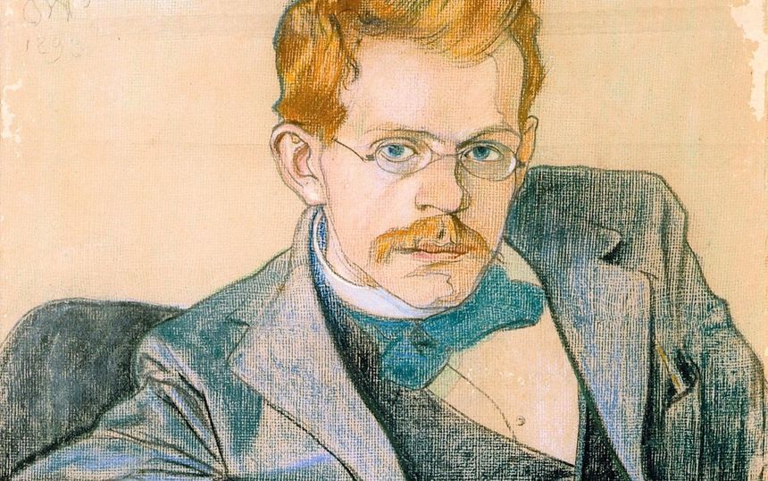 Stanisław Wyspiański, Portret Józefa Mehoffera, 1898