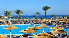 Plaża w Egipcie w Hurghadzie