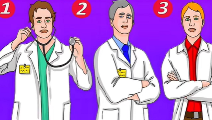 Logiczny test IQ. Wskaż fałszywego lekarza w 3 sekundy