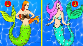 Logiczny test IQ. Kto jest prawdziwą syreną? Wskaż w 9 sekund