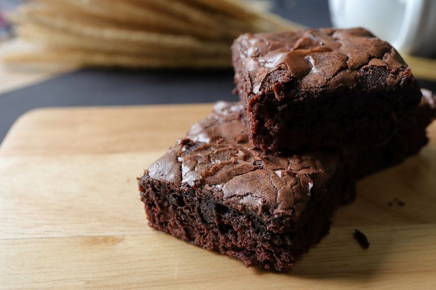 Brownie na bazie jabłek
