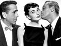 Humphrey Bogart, Audrey Hepburn, William Holden, 1954