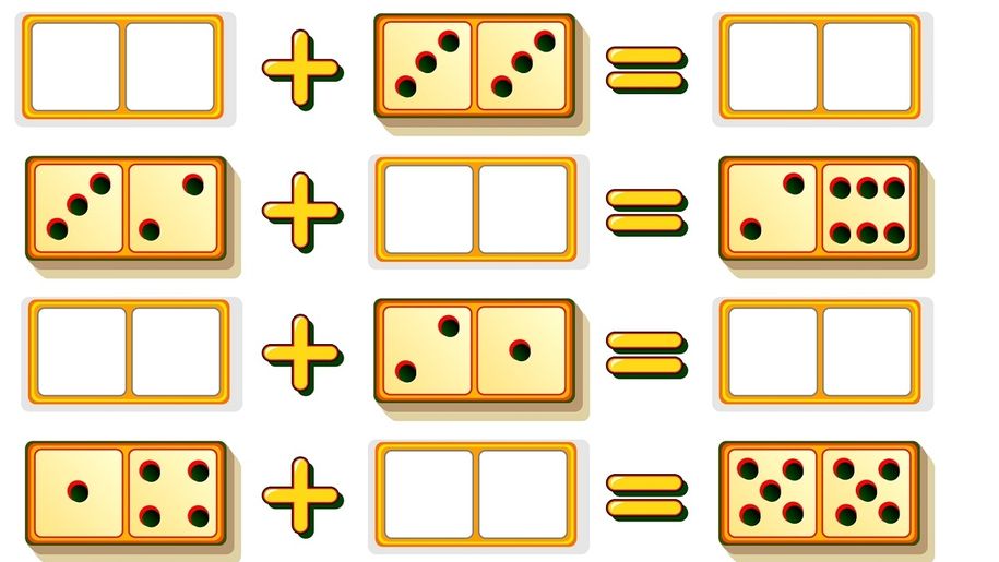 Zagadka logiczna IQ z domino