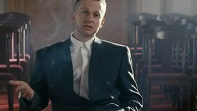 Bogusław Linda na planie filmu "Psy"