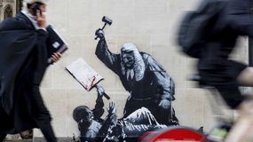 Mural Banksy'ego w Londynie 