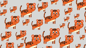 Test IQ na spostrzegawczość. Który tygrys nie pasuje do pozostałych?