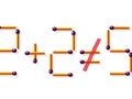 Matematyczna zagadka IQ z zapałkami
