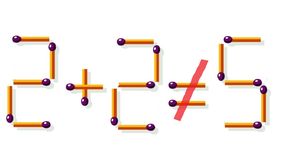 Matematyczna zagadka IQ z zapałkami
