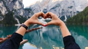 Jezioro Czarne w kształcie serca