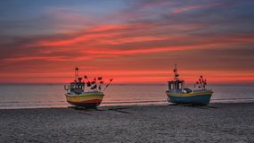 Zachód słońca nad Bałtykiem