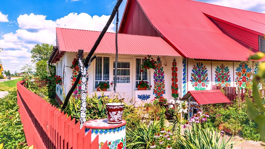 Zalipie - najbardziej kolorowa wieś w Polsce