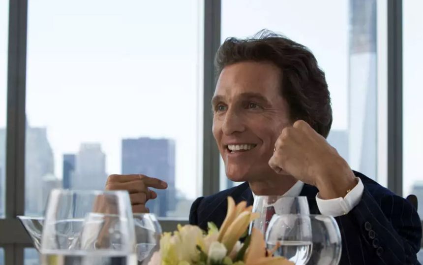 Kadr z filmu "Wilk z Wall Street"