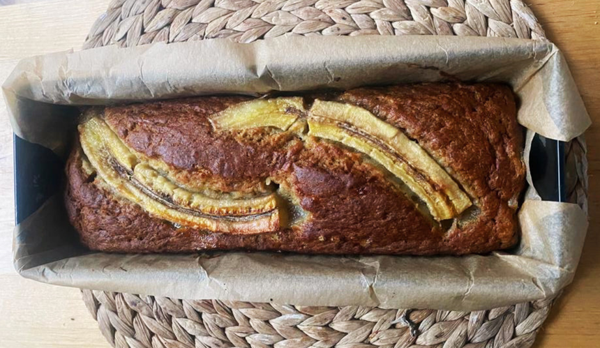 Przepis na chlebek bananowy bez cukru