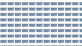 Optyczna zagadka IQ. Znajdź błędnie zapisaną liczbę 1001