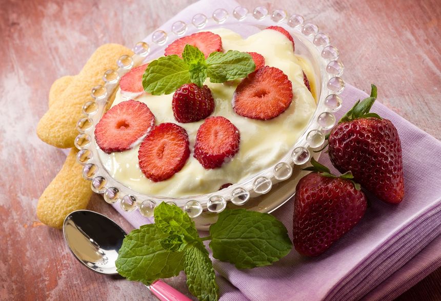 Tiramisu z truskawkami