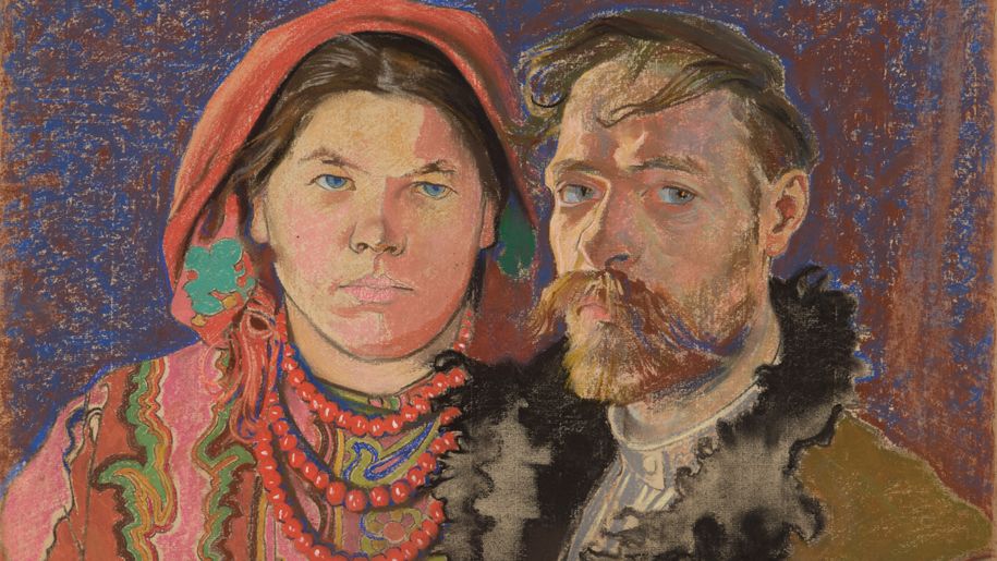 "Autoportret z żoną" 1904