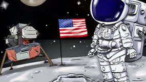Logiczny test IQ. Wskaż błąd na obrazku z astronautą w 4 sekundy