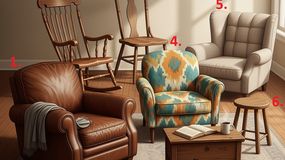 Wybierz ulubione siedzisko. Psychotest