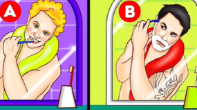 Test IQ logiczny. Wskaż, który mężczyzna ma dziewczynę w 4 sekundy